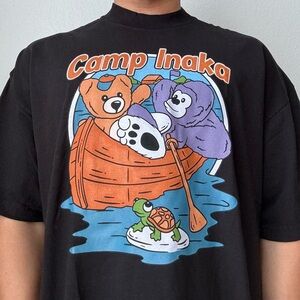 Inaka Powers "Camp Inaka" Graphics Black T-Shirt